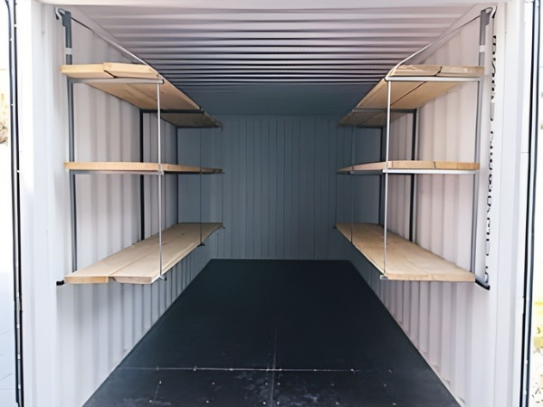 Containers with Racks for Storage
